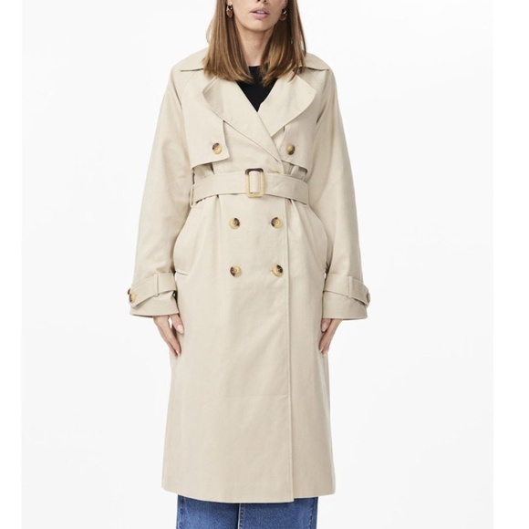 YAS Women's Yasteronimo Trench Coat Noos - Picture 2 of 4